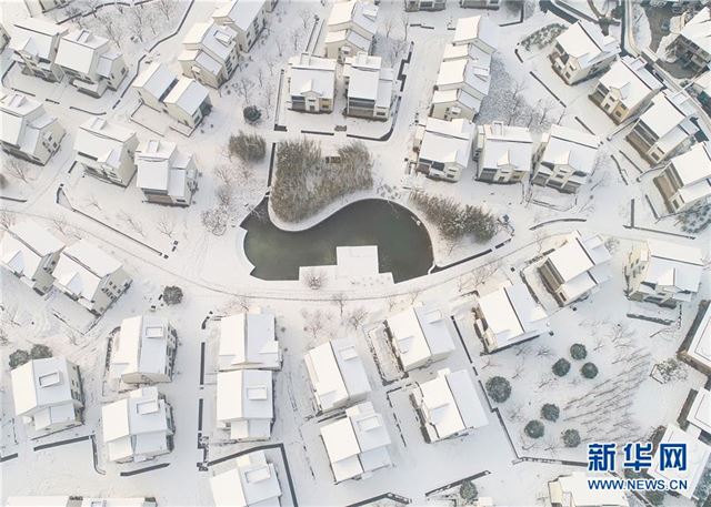 #（环境）（2）浙江安吉：美丽乡村 雪景如画