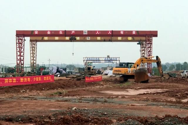 湘潭天易经开区物流园市政工程PPP项目工程复工忙